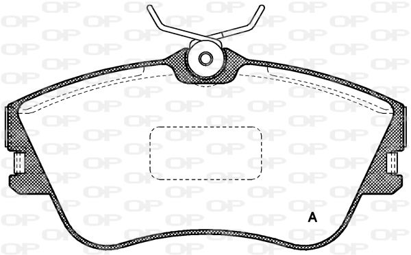 OPEN PARTS Jarrupala, levyjarru BPA0480.00